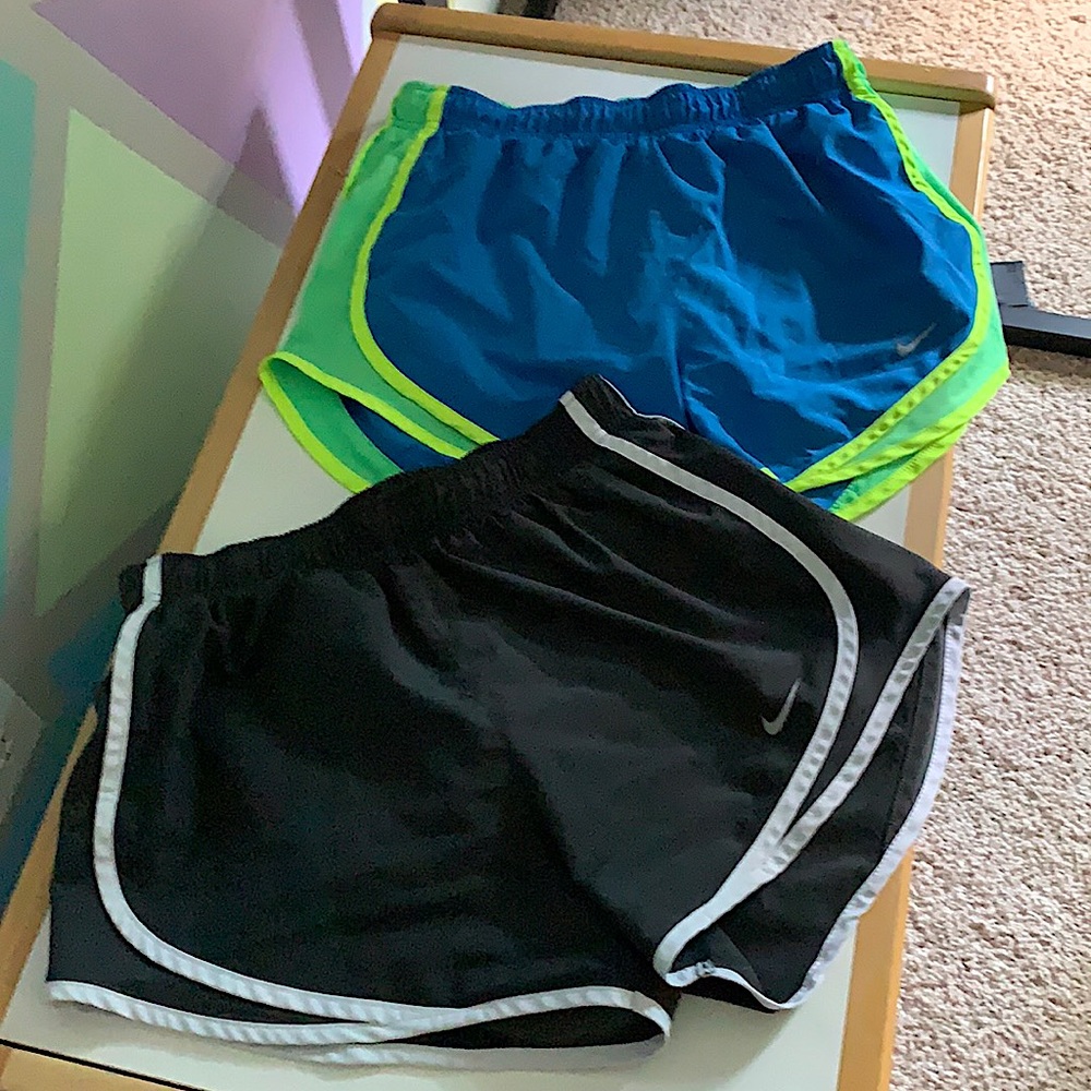 2 Gently used Nike Dri-Fit shorts.